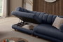 Atelier Del Sofa Gloria - Sofá de 3 plazas Azul marino